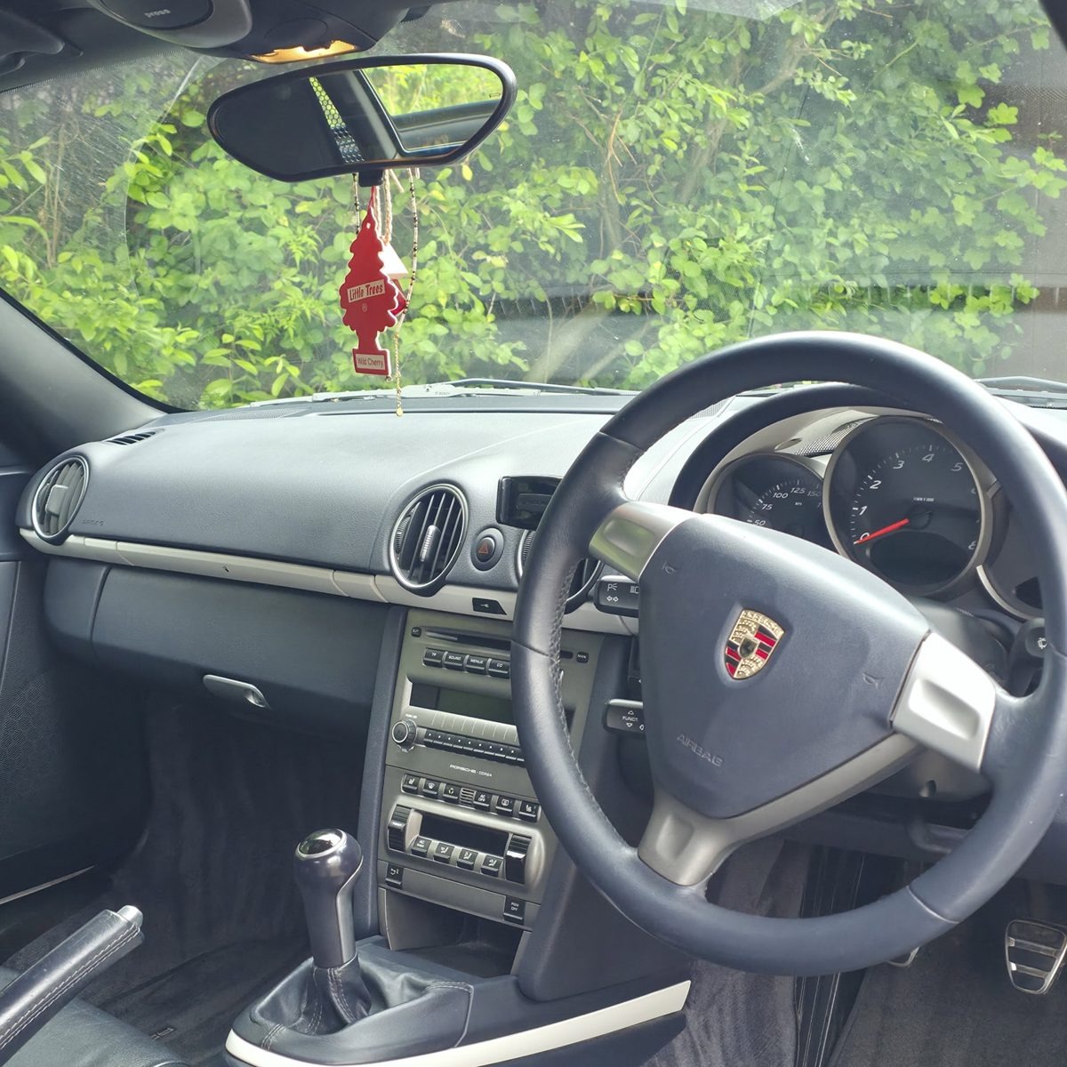 Porsche Boxster interior detailed